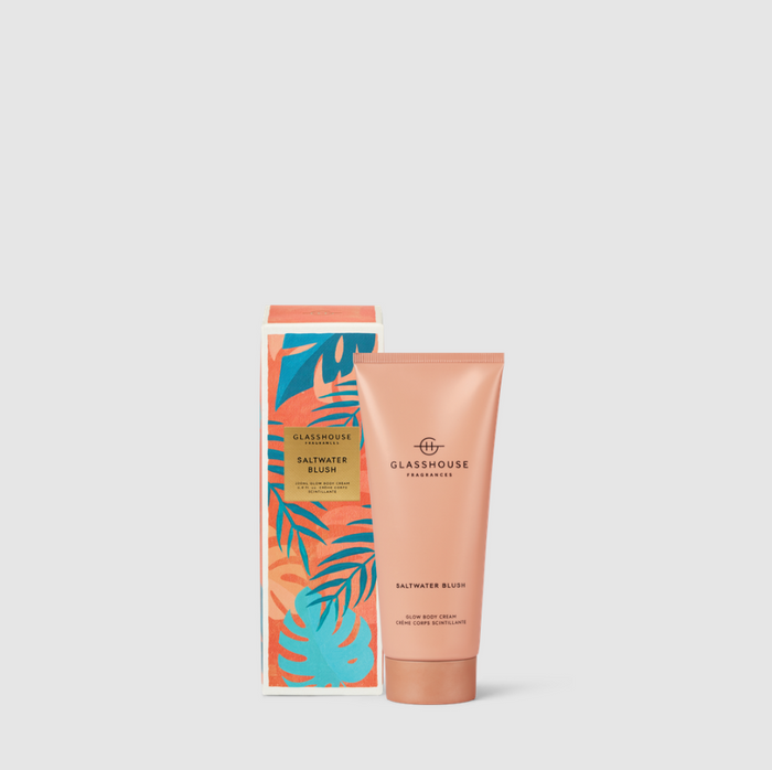 Glasshouse Glow Body Cream 6.8oz Saltwater Blush Bath & Body in at Wrapsody