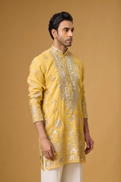 Buy Silk Kurta Set for Men Online India | Mahavir NX