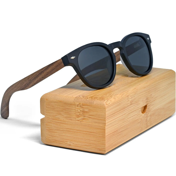 GoWood Round Sunglasses Acorn Home + Apparel