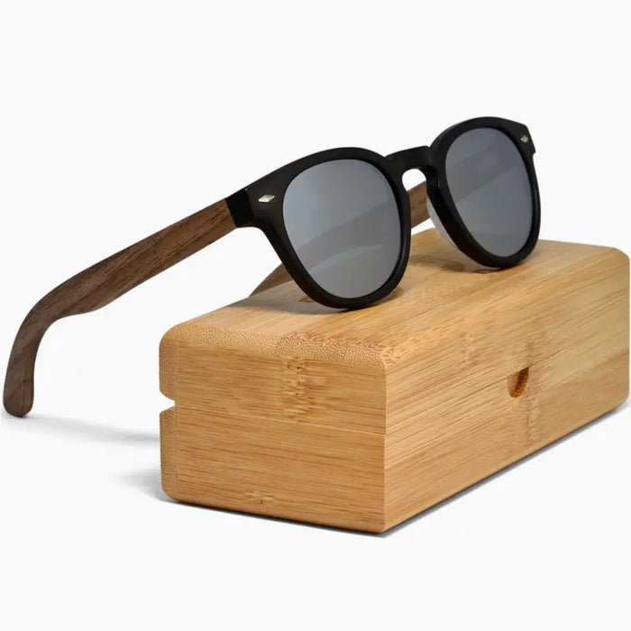 GoWood Round Sunglasses Acorn Home + Apparel
