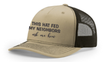 GRACE FILLED TABLE 5-PANEL TRUCKER (2 colors available)