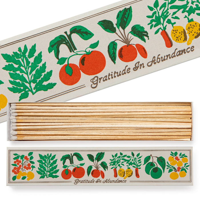 Gratitude In Abundance Long Safety Matches