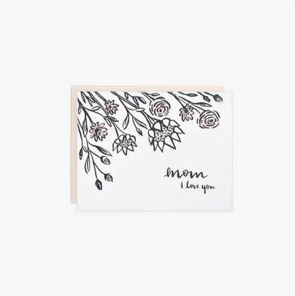 Greeting Card - I Love You Mom Acorn Home + Apparel