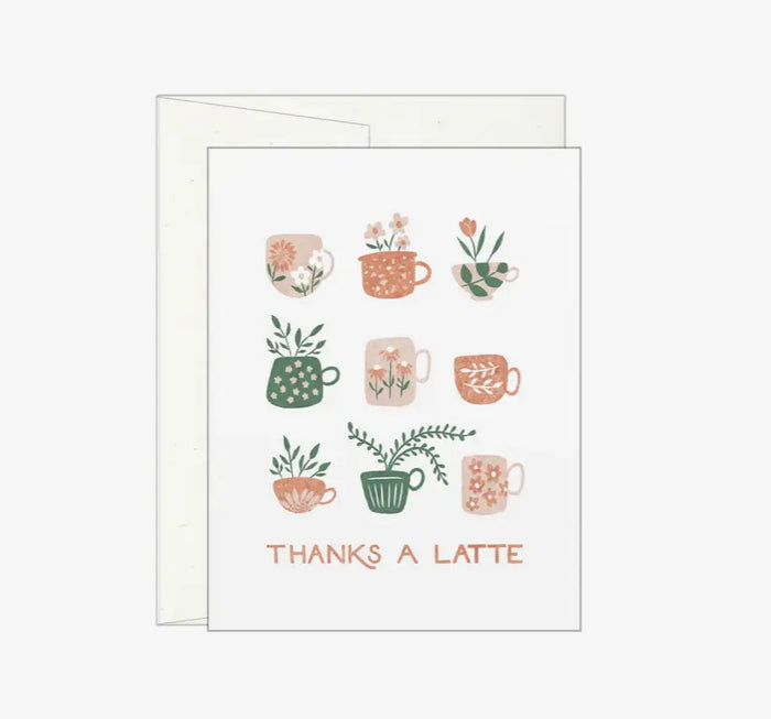 Greeting Card - Thanks a Latte Acorn Home + Apparel