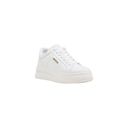 Guess White Polyethylene Platform Sneakers - Side view