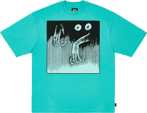 HAND FROM DARK T-SHIRT AQUA