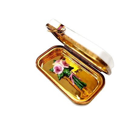 Bouquet of Flowers Limoges Box Porcelain Limoges garden love valentine wedding spring LIMOGES BOXES French Trinket Box