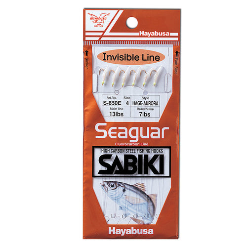 Hayabusa Fluorocarbon Sabiki Rig S-650E