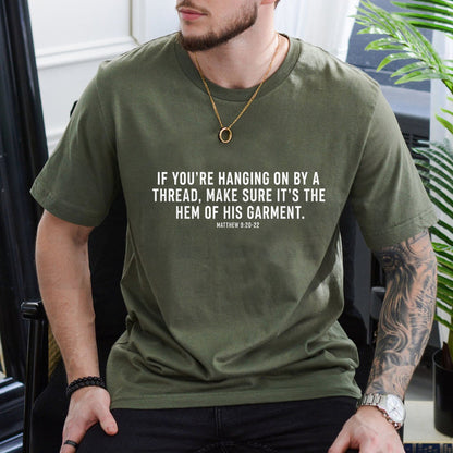 Hem of His Garment T-Shirt – Matthew 9 Scripture Tee