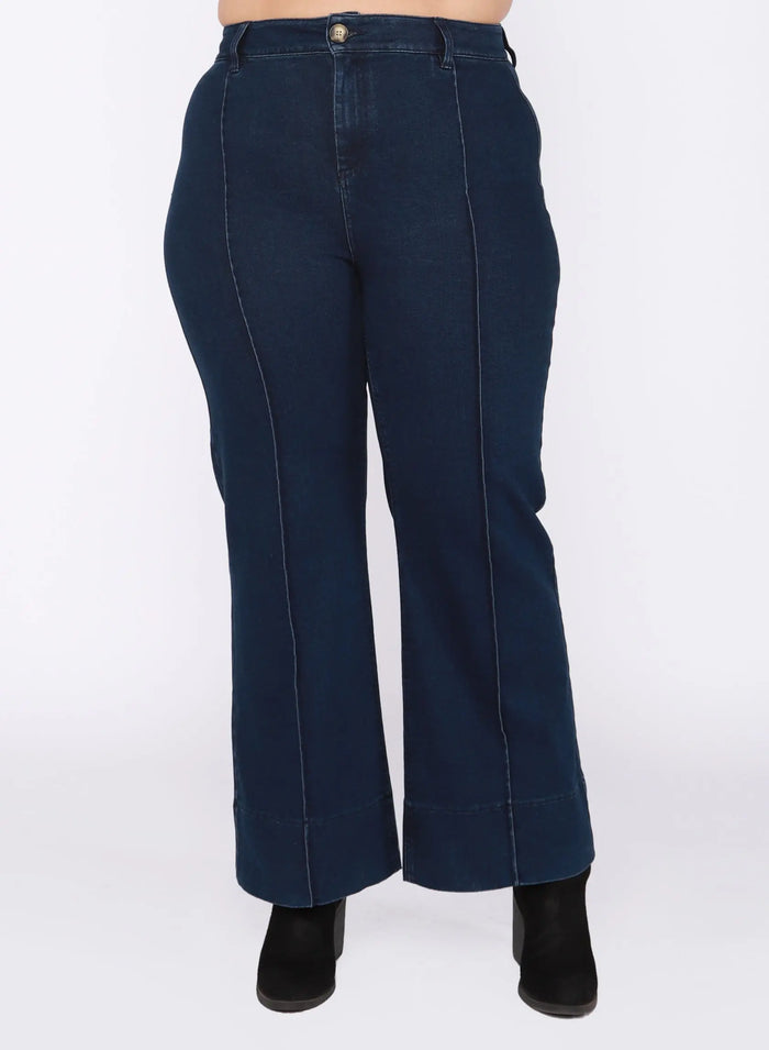High Rise Wide Leg Jeans Acorn Home + Apparel
