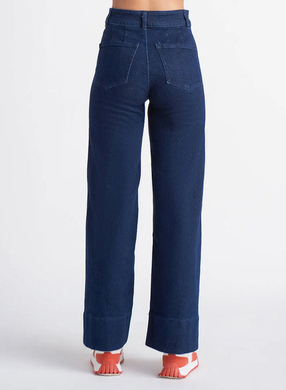 High Rise Wide Leg Jeans Acorn Home + Apparel