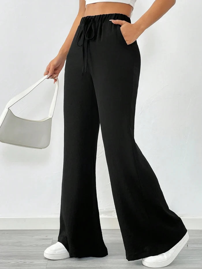 HIGH-WAISTED FLARED TROUSER