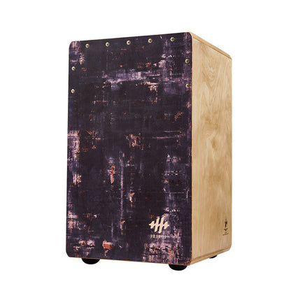Hluru Chinese Ash Cajón 48CN Ink Dyed for Meditation - Vermilion Bird