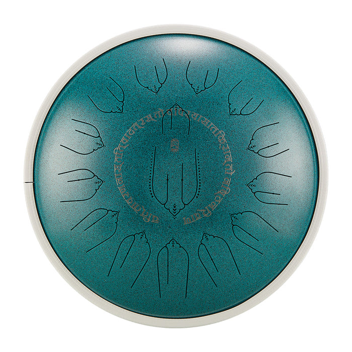 Hluru® • EQ Series | 15 Notes 14'' 440HZ Tongue Drum | Soothe Your Mind and Body