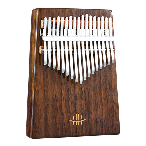 Hluru Walnut Kalimba 17/21 Keys | Deep Tone & Bottom Sound Hole