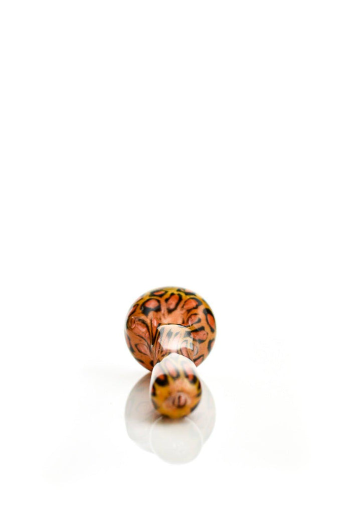Hoffman Glass Leopard Handpipe artistic leopard pattern