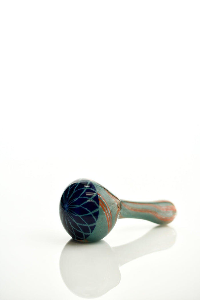 Hoffman glass Reticello Dark Blue - Smoke Spot Smoke Shop