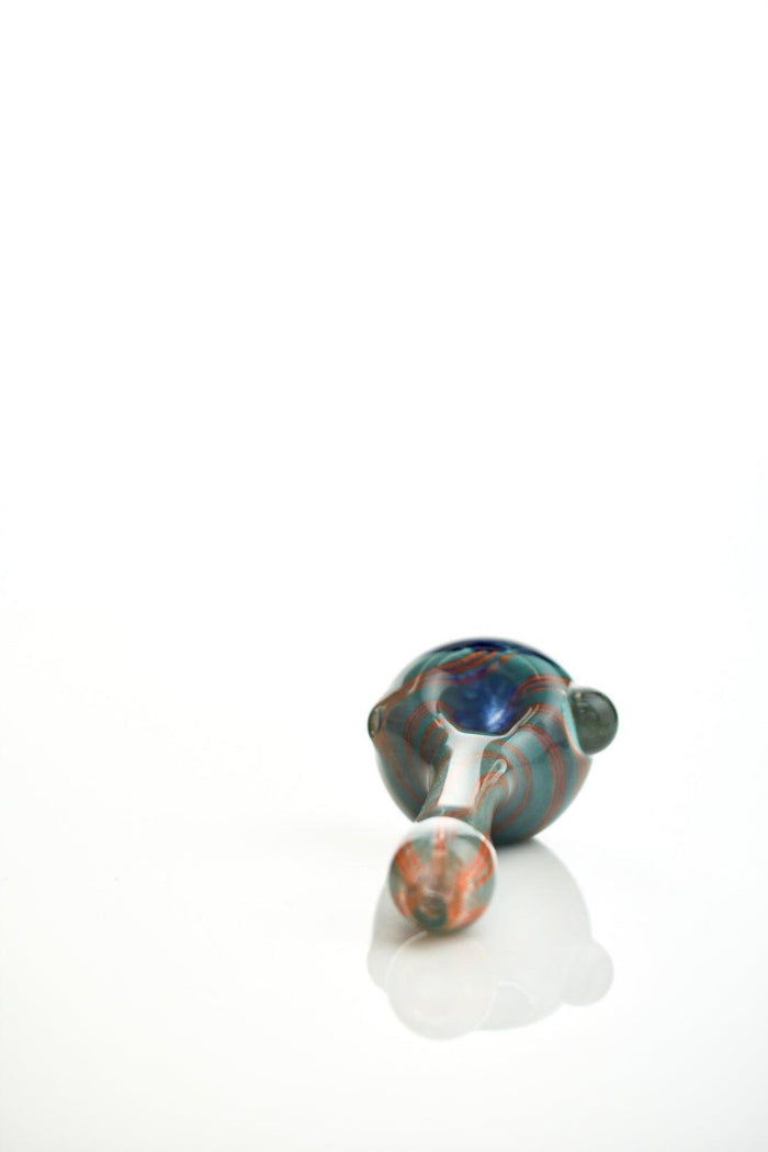 Hoffman glass Reticello Dark Blue - Smoke Spot Smoke Shop