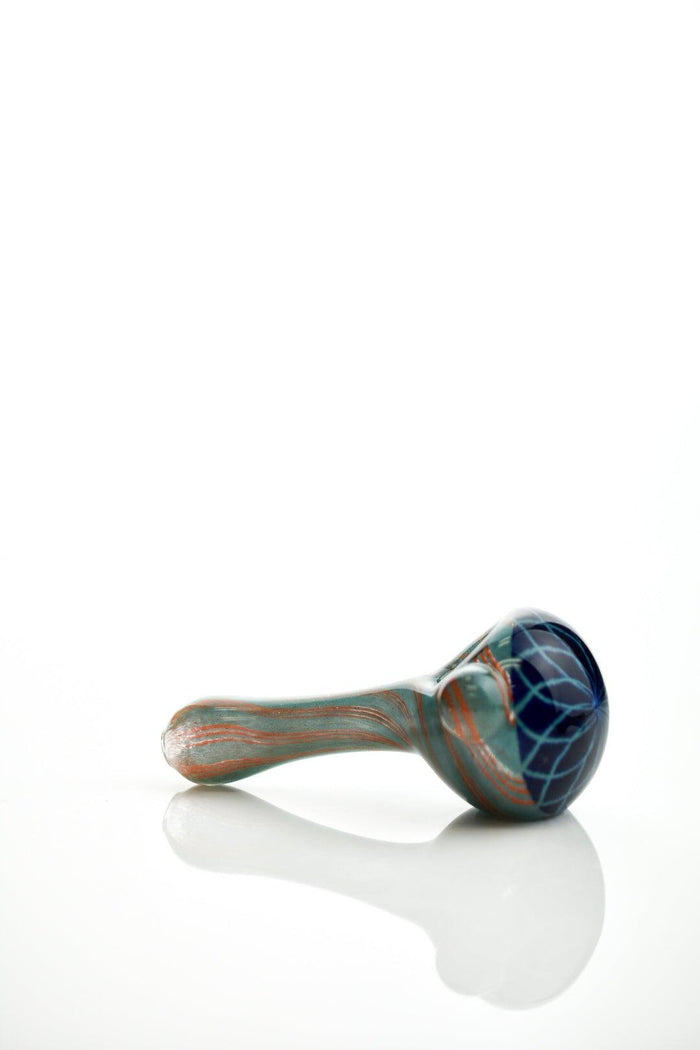Hoffman glass Reticello Dark Blue - Smoke Spot Smoke Shop