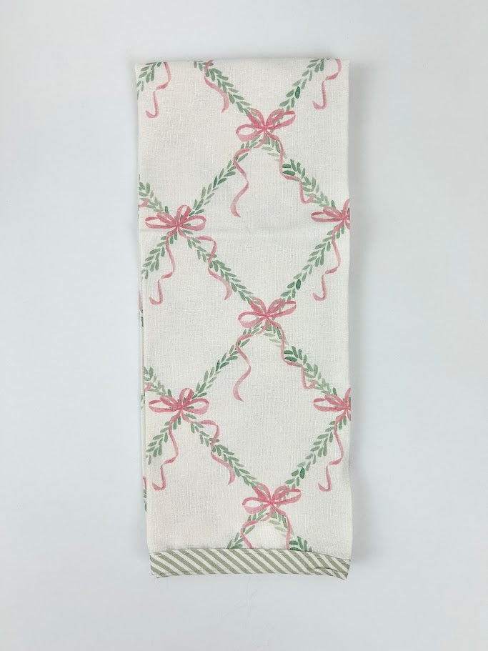 Holiday Lattice Tea Towel Kitchen Towels in at Wrapsody