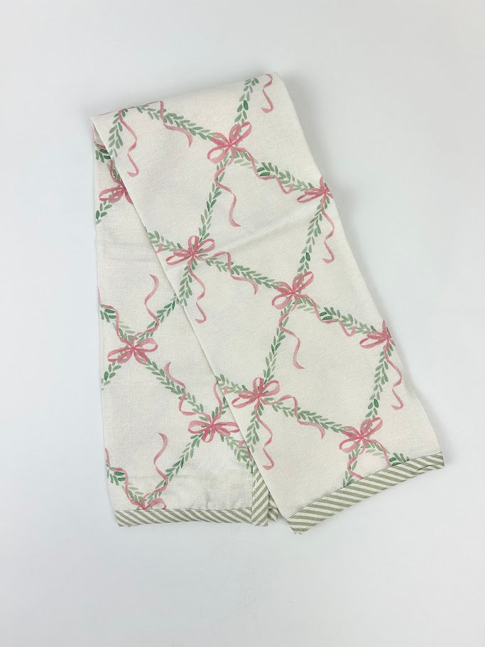 Holiday Lattice Tea Towel Kitchen Towels in at Wrapsody