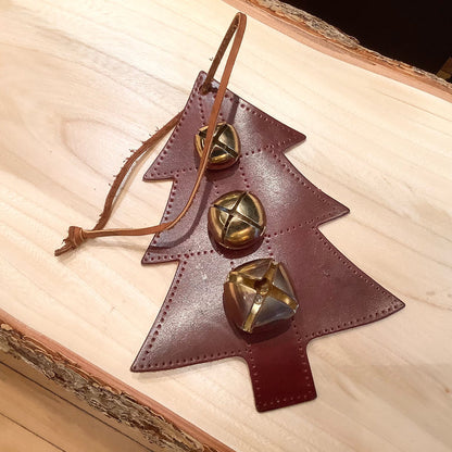 Christmas Tree w Leather Strap
