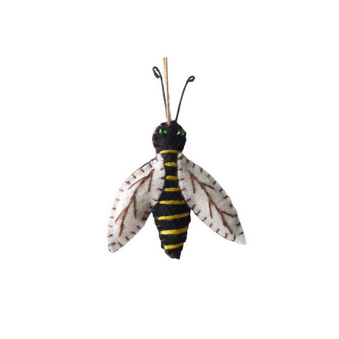 Honey Bee Felt Bauble