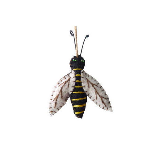 Honey Bee Felt Bauble