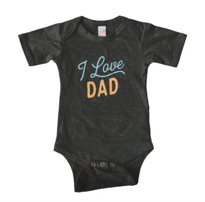 I Love Dad Baby Onesie