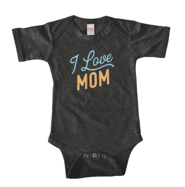 I Love MOM Baby Onesie