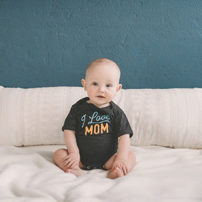 I Love MOM Baby Onesie