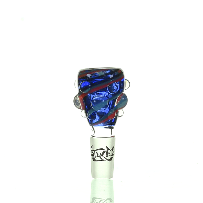 INFERNO GLASS WORKED 14MM BOWL PIECE 103 - SSSS