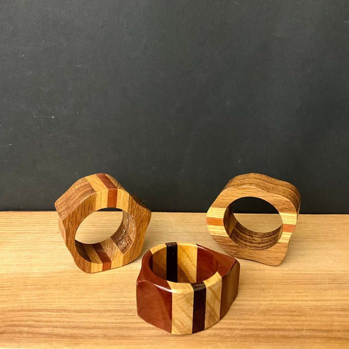 Inlaid napkin ring