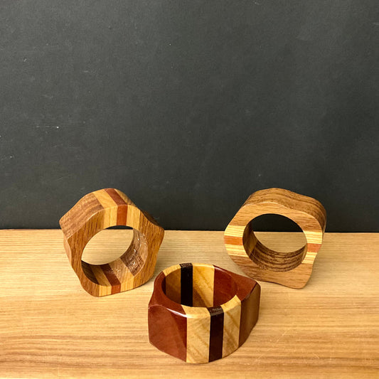 Inlaid napkin ring