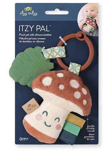 Itzy Ritzy - Itzy Pal™ Mushroom Plush + Teether (9144743526708)