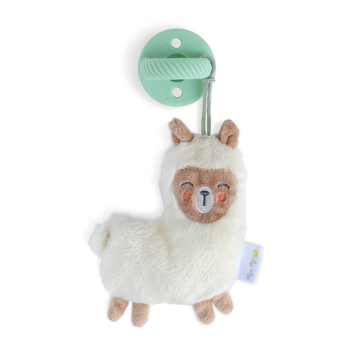 Itzy Ritzy Sweeite Pal Pacifier & Flat Lovey (More Options) (4515535290415)