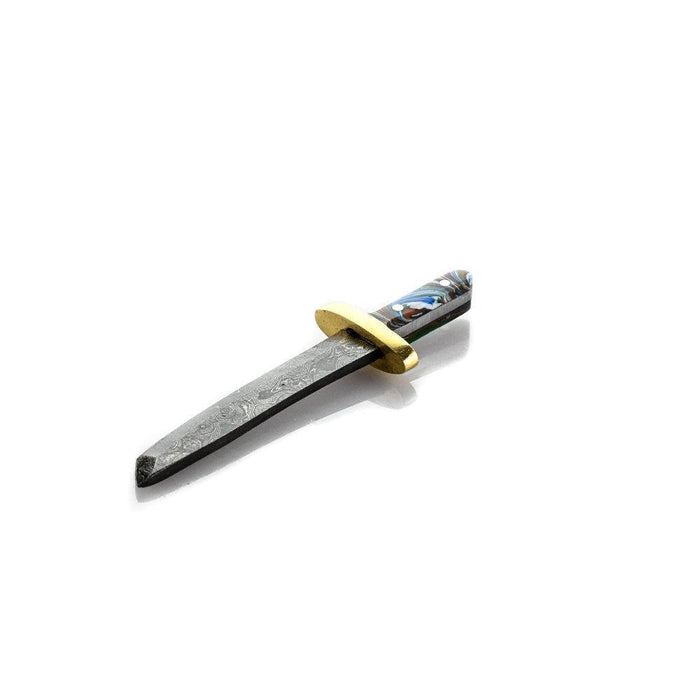 JK Knives 141 metal dab tool side view - Smoke Spot Glass