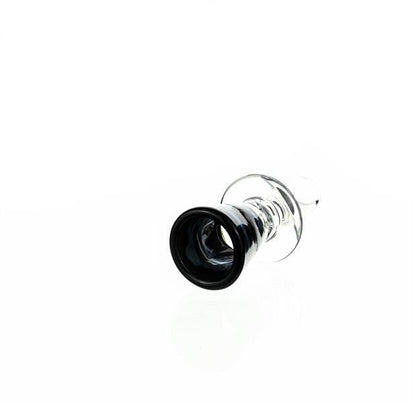 Joe Madigan Funnel Cobalt Side View - Premium Glass Funnel at Smoke Spot