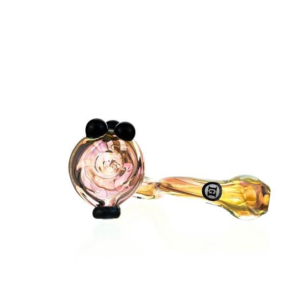 Joe Madigan Sherlock Green Dots Handpipe - Premium Glass Pipe at Smoke Spot