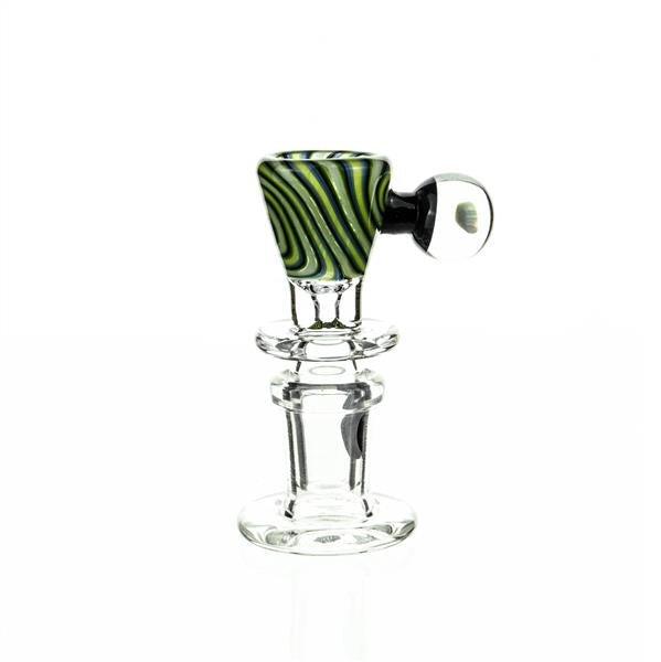 Joe Madigan Worked Funnel Bowl with Opal 103 - Premium 14mm Glass Accessory