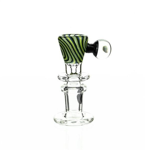 Joe Madigan Worked Funnel Bowl with Opal 103 - Premium 14mm Glass Accessory