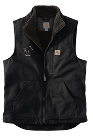 JR CATTLE CARHARTT SHERPA-LINED MOCK NECK VEST