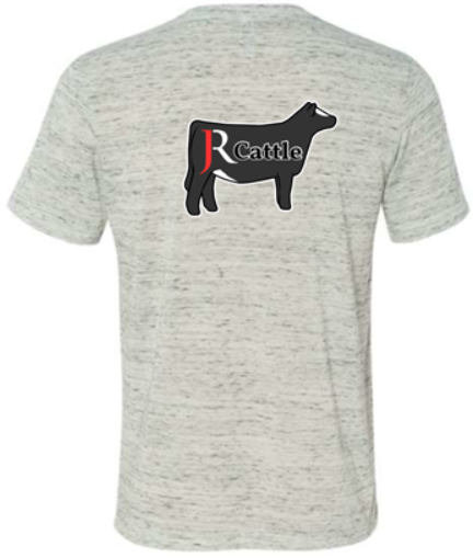 JR CATTLE UNISEX POLY/COTTON SHORT SLEEVE TEE