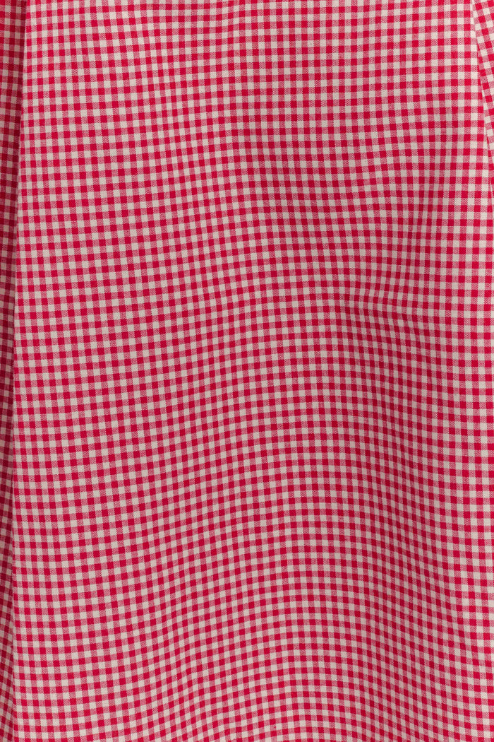 Juana Halter Midi Dress - Red Gingham
