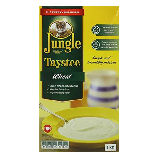 Jungle Taystee Wheat Cereal (1kg) | Food, South African | USA's #1 Source for South African Foods - AubergineFoods.com