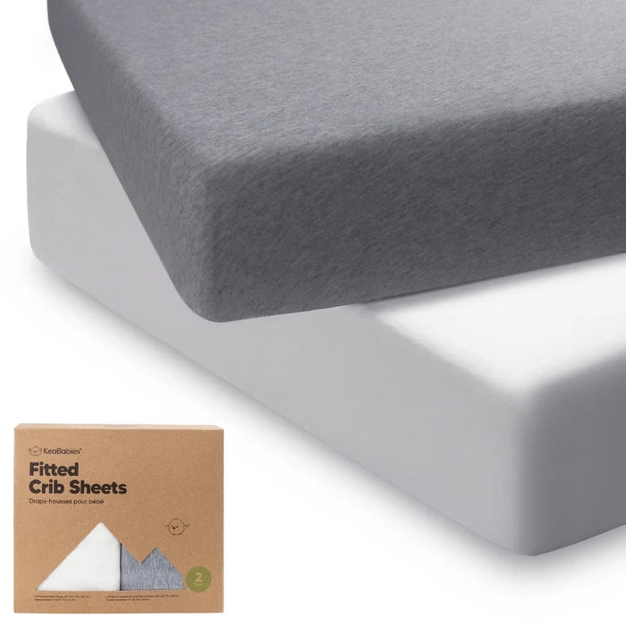 Keababies Organic Fitted Crib Sheets (7014990151727)