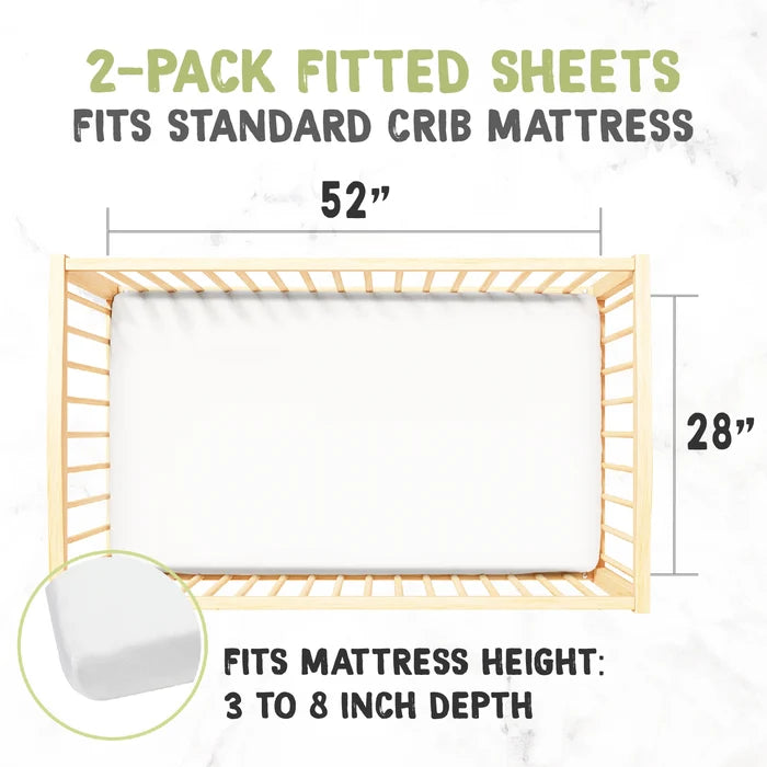 Keababies Organic Fitted Crib Sheets (7014990151727)