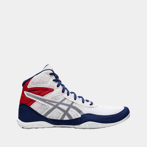 Side view of Asics Kids Matflex 6 Wrestling Shoes.