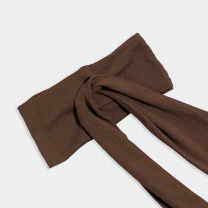 Kitsch Set & Flow Heatless Curling Headband - Chocolate Brown