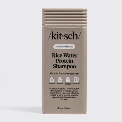 Kitsch Rice Water Protein Shampoo bottle on a white background